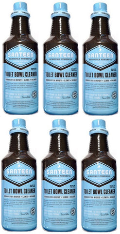 Santeen 0100-6 32 oz Delimer & Toilet Bowl Cleaner Industrial Strength - Quantity of 6