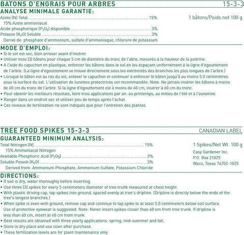 Jobe's 02010 5 pack 15-3-3 Tree & Shrub Fertilizer Spikes - Quantity of 32 (5) Packs