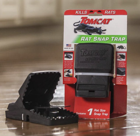 Tomcat 0361710 Reusable Rat Snap Trap - Quantity of 8