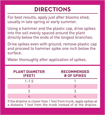 Jobe's 04101 10-Pack Azalea, Camellia, Rhododendron Fertilizer Spikes - Quantity of 2