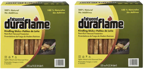 Duraflame 04549 5 LB Box Of 100 % Natural Fire Starter Kindling Sticks - Quantity of 2