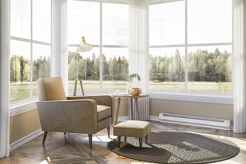 Cadet Mfg 05536 120V 1500w 72" Electric Zone Baseboard Heater (Hardwire) - Quantity of 1