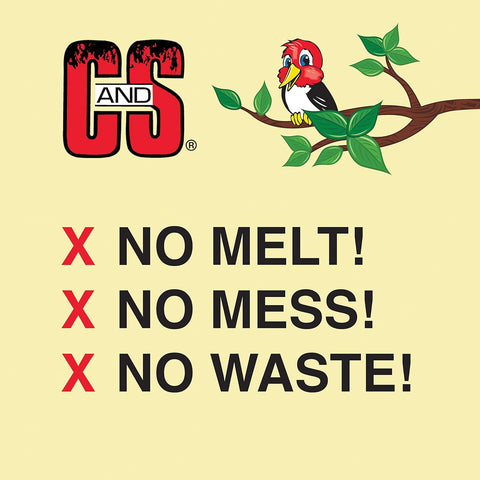 C&S 06110 27 oz Sunflower Seed Suet Nuggets Wild Bird Food