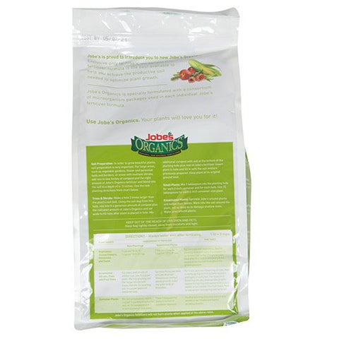 Jobe's 09526 4 LB Bag of 4-4-4 Organic All Purpose Plant Food Fertilizer