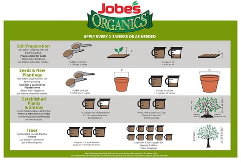 Jobe's 09526 4 LB Bag of 4-4-4 Organic All Purpose Plant Food Fertilizer