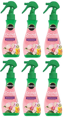 Scotts Miracle Gro 100195 8 oz Ready To Use Orchid Plant Food Mist - Quantity of 6