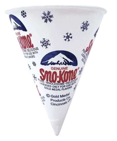 Gold Medal 1060 5000-Count Sno-Kone Snow Cone Cups - Quantity of 1