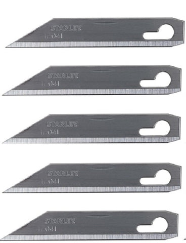 Stanley 11-041 Utility Knife Replacement Blades for # 10-049 Cutter - Quantity of 5