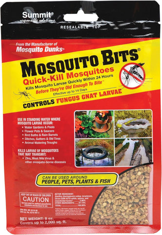 Summit 116-12 8 oz Bag of Mosquito Pest Control Bits - Quantity of 8