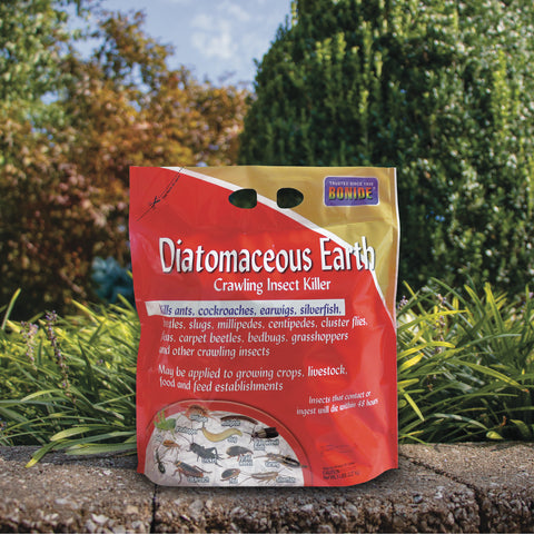 Bonide 121 5 LB Bag Of Diatomaceous Earth All Natural Crawling Insect Slug Killer - Quantity of 1