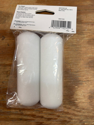 Shur-Line 30021502 2-Pack 4" High Density Foam Roller Cover Refills - Quantity of 2