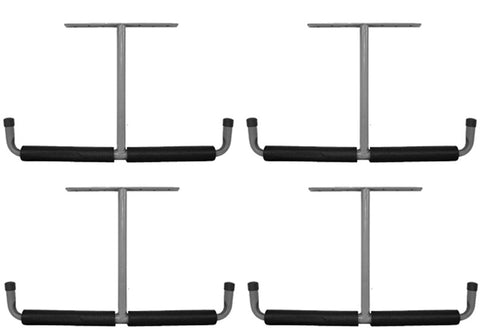 Crawford 13010 Deluxe Overhead Garage Lumber Storage Hook / Bracket - Quantity of 4
