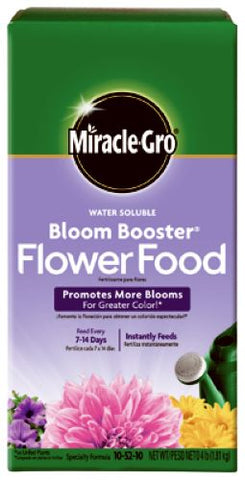 Miracle Gro 146002 4 LB Box of Water Soluble Bloom Booster Flower Food / Fertilizer - Quantity of 1