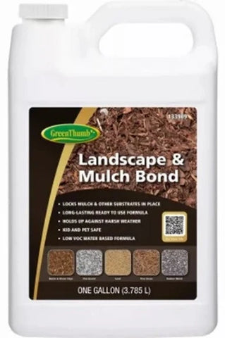 Green Thumb GT-LMB-GL 1 Gallon of Landscape & Mulch Bond Bonding Agent Adhesive