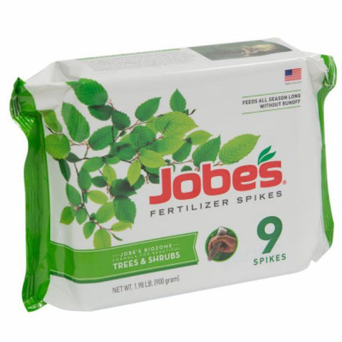 Jobes 01310 9-Count Pack of Tree & Shrub Fertilizer Spikes