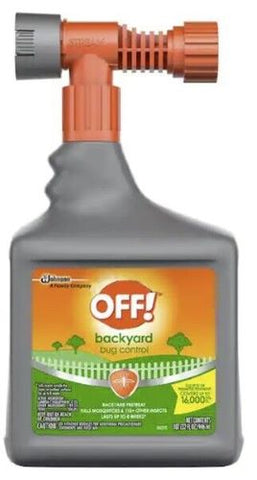 Off! 76939 32 oz Bottle of Backyard Bug / Mosquito Control Hose End Spray