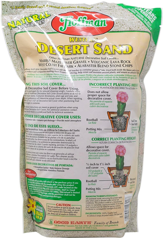 Hoffman 14302 2-Quart Bag of Western Desert Sand For Potting