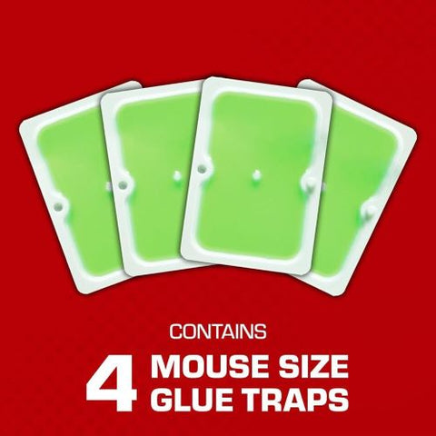 Tomcat 0362710 4-Count Pack of Super Hold Pesticide Free Mouse Glue Traps
