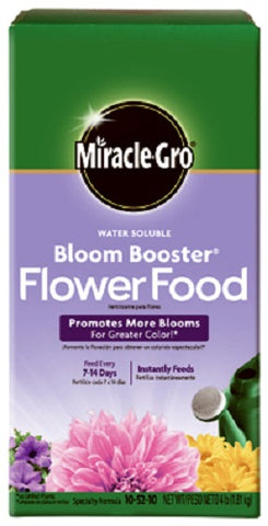 Miracle Gro 146002 4 LB Box of Water Soluble Bloom Booster Flower Food / Fertilizer - Quantity of 1
