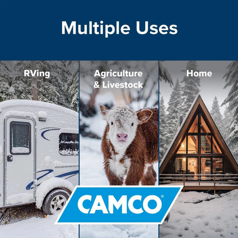 Camco 22912 50' Premium Grade RV Heated Drinking Water Garden Hose