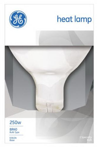 GE 48069 125-Watt R40 Infrared Heat Reflector Light Bulb Lamp
