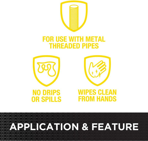 Oatey 15420 Hercules 1/2 Pint Bottle of Pro Dope Pipe Joint Dope / Plumbing Thread Sealant - Quantity of 1