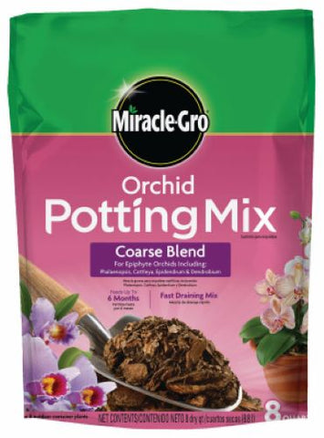 Miracle Gro 74778300 8-Quart Bag of Coarse Blend Orchid Potting Mix