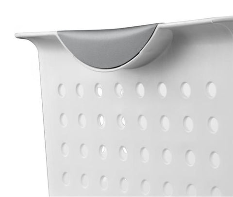 Sterilite 16268006 Large, White, Ultra Storage / Organization Baskets - Quantity of 12
