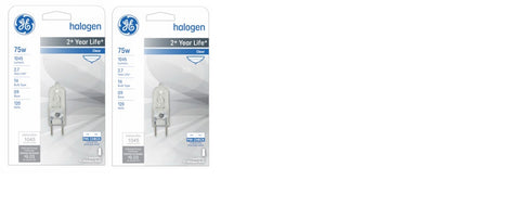 GE Lighting 16759 75 Watt 120V Linear Quartz Halogen G9 T4 Light Bulb