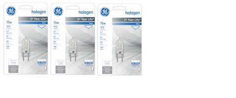 GE Lighting 16759 75 Watt 120V Linear Quartz Halogen G9 T4 Light Bulb