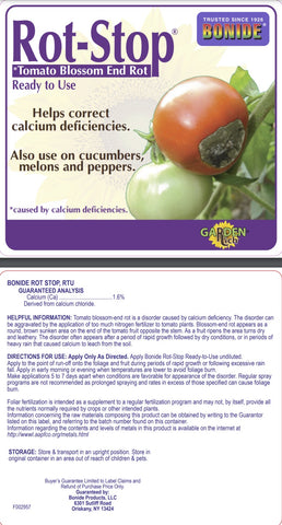 Bonide 1676 32 oz Bottle of Rot-Stop Tomato Blossom End Rot Ready To Use Spray