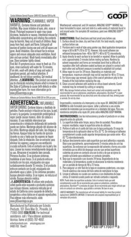 GOOP 170011 3.7 oz Clear Marine Adhesive & Sealant - Quantity of 3