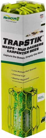 Rescue! TrapStik TSW-BB6 Non-Toxic Trap For Wasps Mud Daubers Carpenter Bees