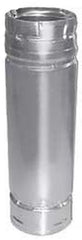 DuraVent 3PVL-12S 3" x 12" Pellet Stove Twist Lock Double Wall Chimney Vent Pipe