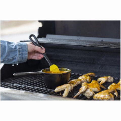 Lodge Mfg LMPB21 Cast Iron Melting Pot & Brush - Quantity of 1