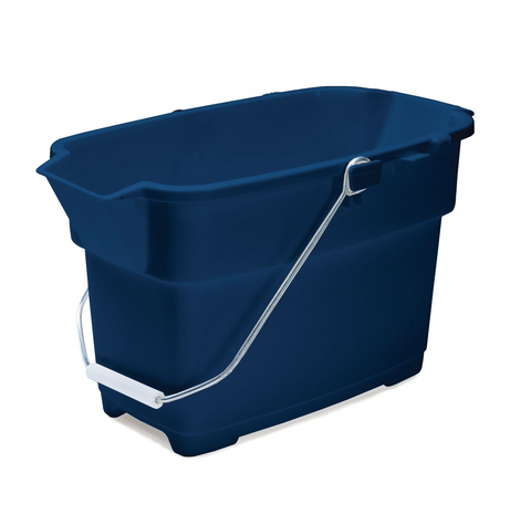 Rubbermaid 1793555 14 Quart Royal Blue Roughneck Cleaning Bucket - Quantity of 3