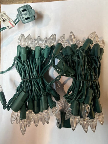 Holiday Wonderland 47696-88A Holiday LED 70-Light C3 Warm White Faceted Bulb String Light Set