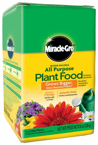 Scotts Miracle Gro 2000992 8 oz Water Soluble All Purpose Plant Food - Quantity of 2