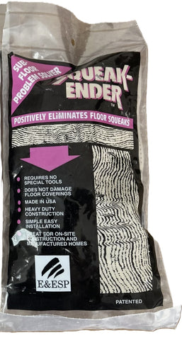 Squeak Ender 2084 Hardwood Floor / Subfloor Squeak Eliminator Bracket Kit - Quantity of 12