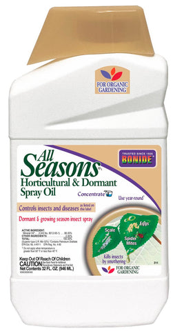 Bonide 2116 32 oz Bottle of Concentrate All Seasons Horticultural Dormant Insecticide Spray Oil