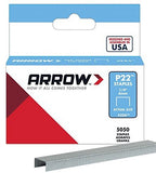 Arrow 224 (5050) Pack 1/4" 6mm Staples For P22 Plier Staple Gun - Quantity of 5