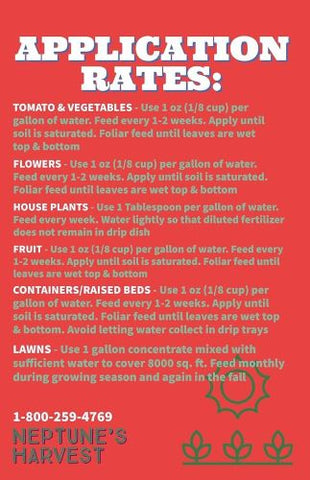 Neptune's Harvest TV136 36 oz Bottle of Tomato & Vegetable Fertilizer