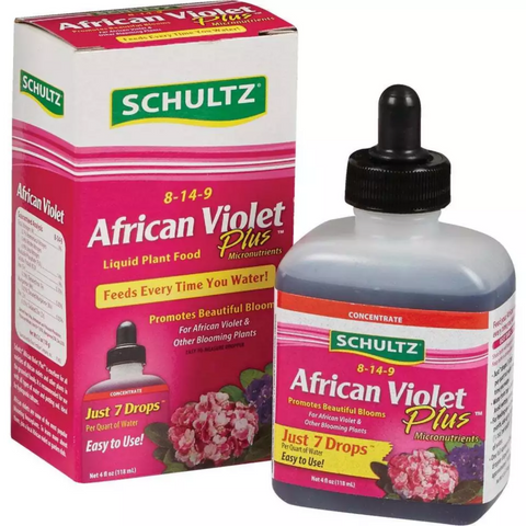 Schultz SPF44900 4 oz Bottle of 8-14-9 African Violet Liquid Plant Food