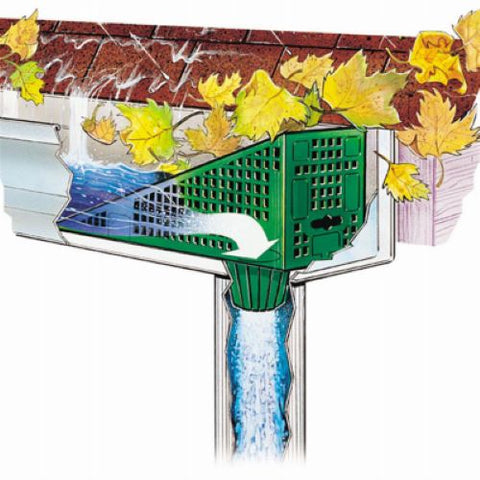 Thermwell W103/12 Frost King Wedge Downspout Filter Screen - Quantity of 4