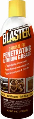 Blaster GR-8A-PB 8 oz Can of PB Infused Penetrating Lithium Grease - Quantity of 12