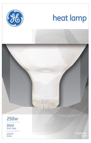 GE 37770 250-Watt R40 Infrared Heat Reflector Light Bulb Lamp