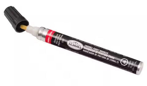 Testors 2547C 1/3 oz Black Gloss Enamel Paint Pen Marker