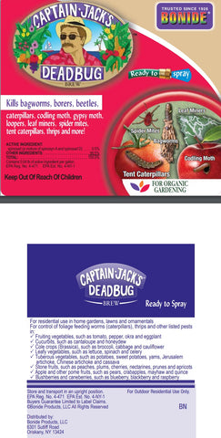 Bonide 255 32 oz RTS Bottle of Captain Jack's Deadbug Brew Spinosad Garden Insect Control Spray
