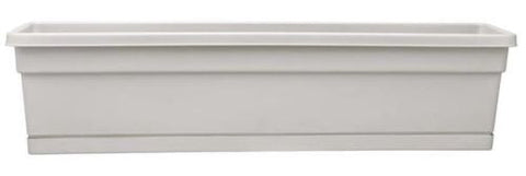 Southern Patio WB3012TA 30" x 8" Taupe Poly Resin Window Box Planter