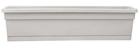 Southern Patio WB2412TA 24" x 8" Taupe Poly Resin Window Box Planter